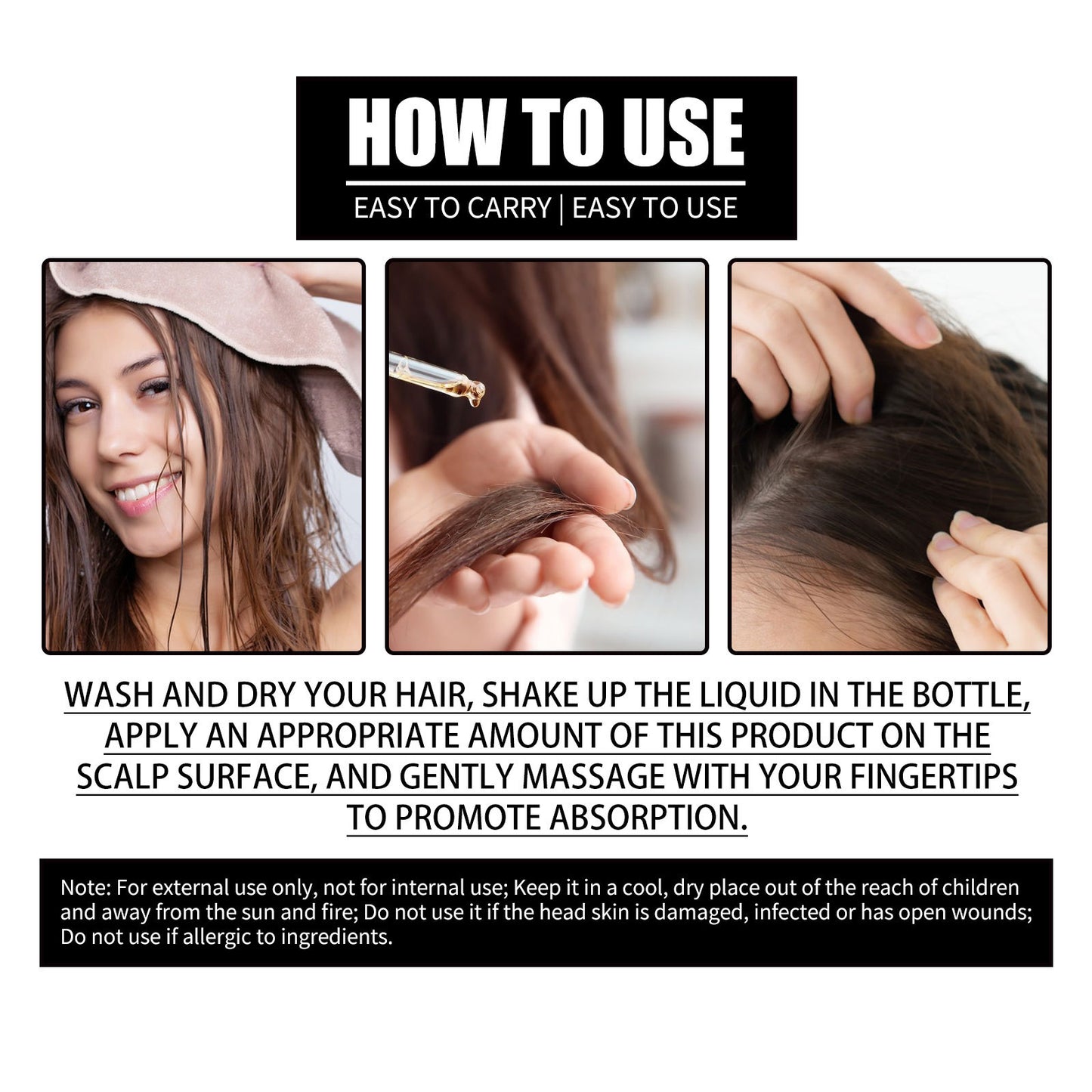 RESEARCH Liquid Biotin & Collagen Hair Growth Drops - Biotin And Liquid Collagen Supplement For Men & Women - Glowing Skin Support, Healthy Hair & Nail Growth