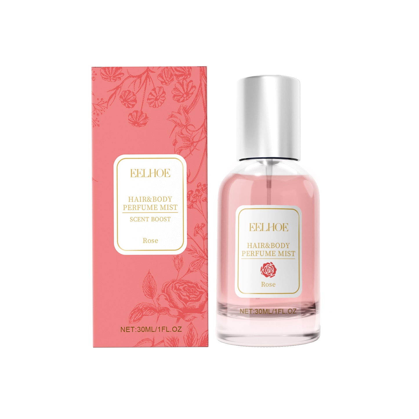 Rose Body & Hair Perfume Mist – A Romantic Bloom of Elegance for Everyday Grace