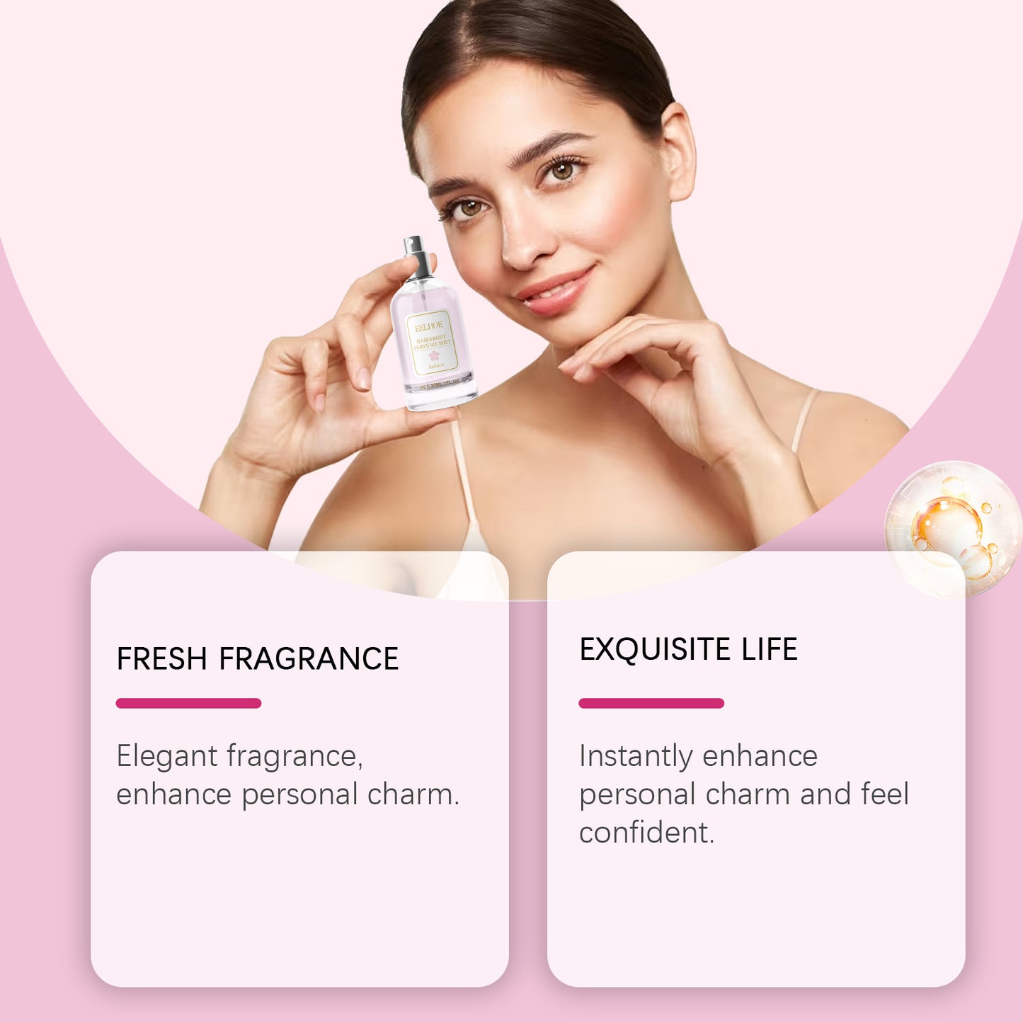 Tangerine Body & Hair Perfume Mist – A Soft Citrus Glow for Confident, Everyday Charm